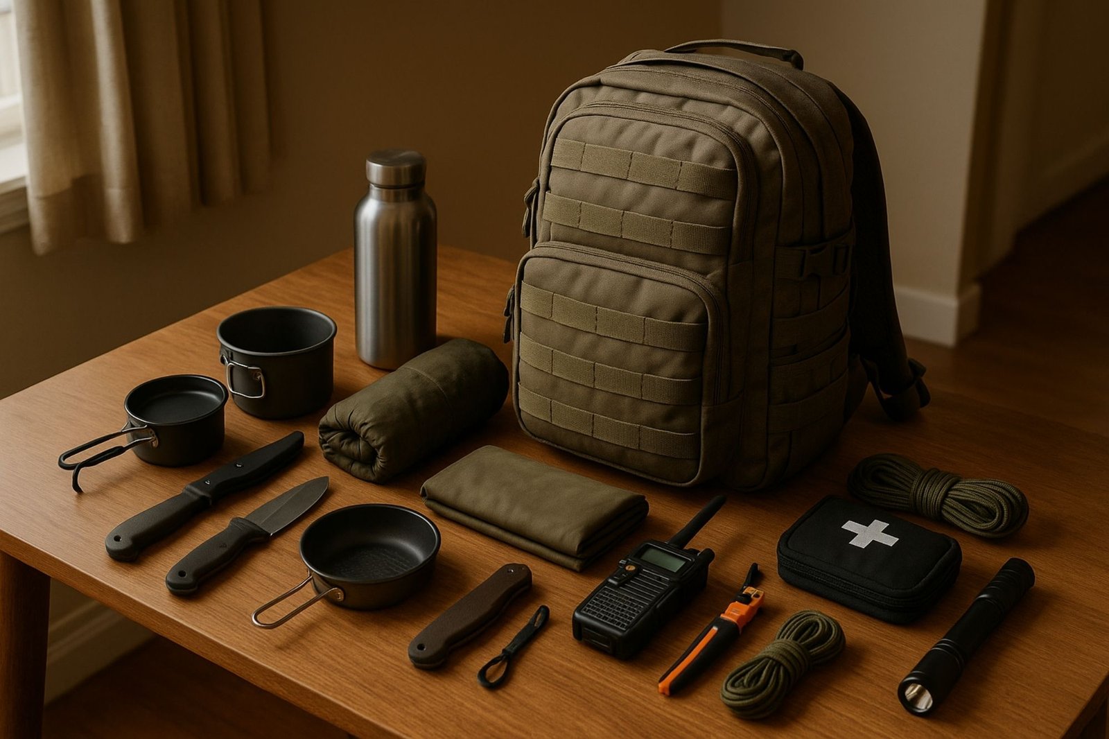 Equipamentos indispensáveis à vida na preparação e sobrevivencialismo